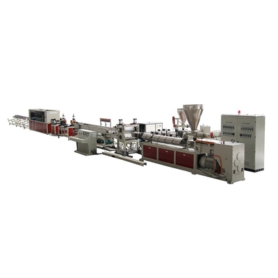 250kW Power Granules Roof Tile Pvc Profile Sheet Extrusion Line Plastic Twin Screw Machine