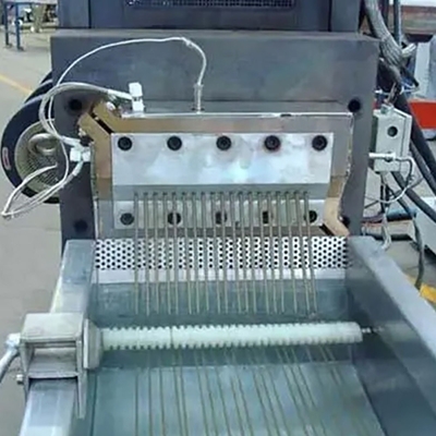 1500 rpm Single Screw Plastic Pellet Extruder Machine using 38CrMoALA Screw Material