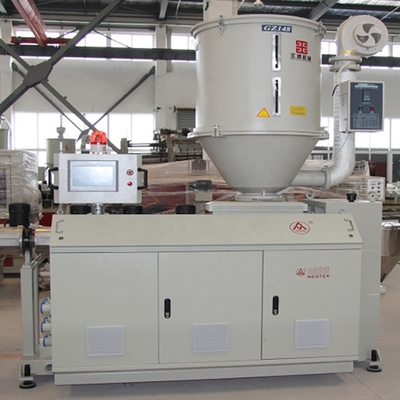 60kW Power Co-rotating Conical Twin-screw Plastic Extruder Machine for PVC Pipe Making