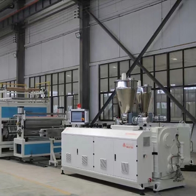 Customized Glazed Tile Profile Extrusion Line PVC Extruder Machine for Production