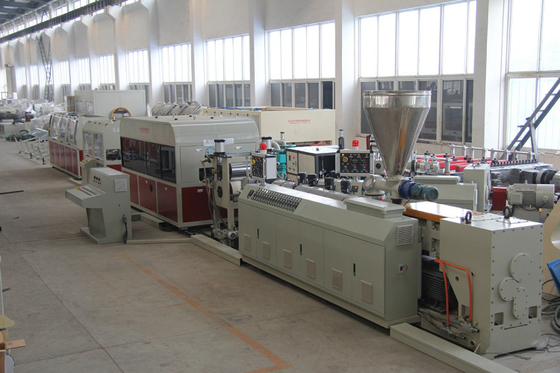 Twin Screw PVC Imitation Marble Sheet Extrusion Line with 38CrMoALA Screw Material