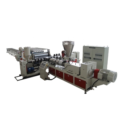 Double Screw Manufacturing Plant Glazed Tile Making Machine Extrusion Line with Design