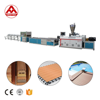 12800 KG Double-screw PP PE WPC Extrusion Line for Strong and Sturdy WPC Products