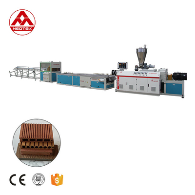 132 1 Screw L/D Ratio PP PE Base WPC Extrusion Line for Plastic Processing Needs