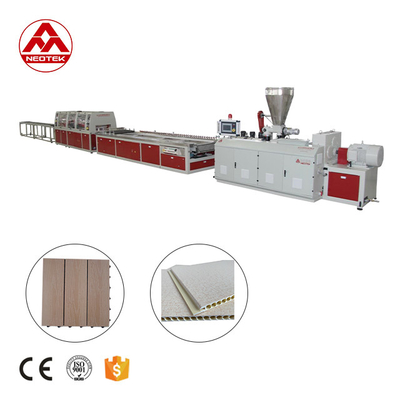 Twin Screw Type 19500 KG Co-rotating Conical Twin-screw PVC WPC Extrusion Line for Needs
