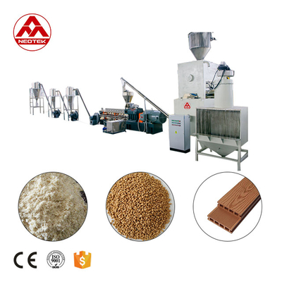 380V 50hz PP PE Wood Compounding Pelletizing Extrusion Line with 1500 rpm Screw Speed