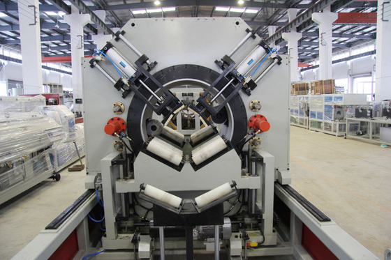 90 rpm Screw Speed LG1200 PE Pipe Extrusion Line for Water and Gas Supply 38000 KG
