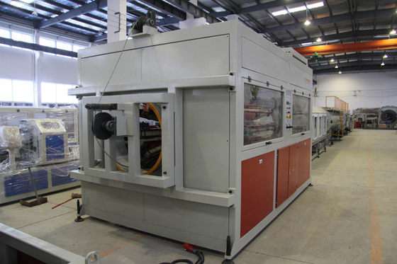 90 rpm Screw Speed LG1200 PE Pipe Extrusion Line for Water and Gas Supply 38000 KG