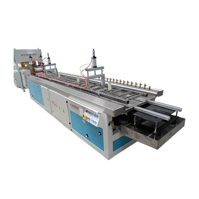YF300 PP PE Base WPC Extrusion Line with Co-rotating Conical Twin-Screw and 36 rpm