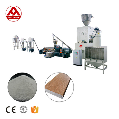 38CrMoALA Screw Material PP PE Wood Compounding Pelletizing Extrusion Line for Output