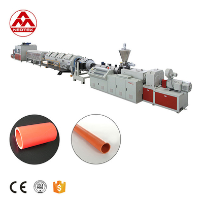 Double-screw 85kW 50-160 PVC Pipe Extrusion Line for Superior PE WPC PPR and Filament