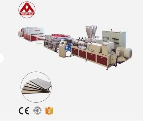 Customized 1220mm Co rotating Conical Twin screw PVC Foam Board Extrusion Line